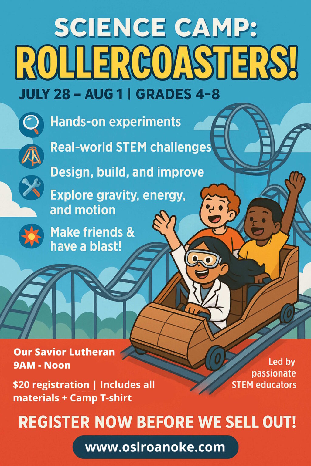 Science Camp 2025 poster